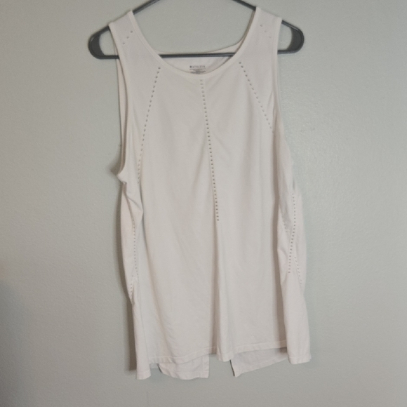 Athleta White Tank Size Large - Picture 1 of 6